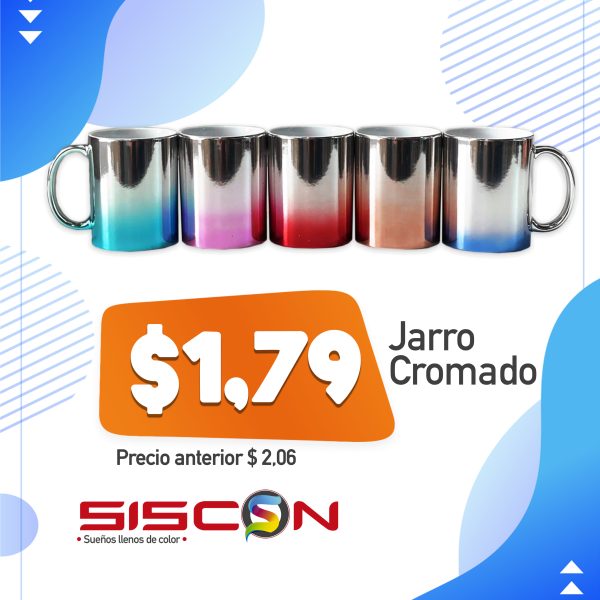 Jarro cromado