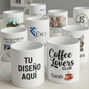 Jarro Blanco Personalizado