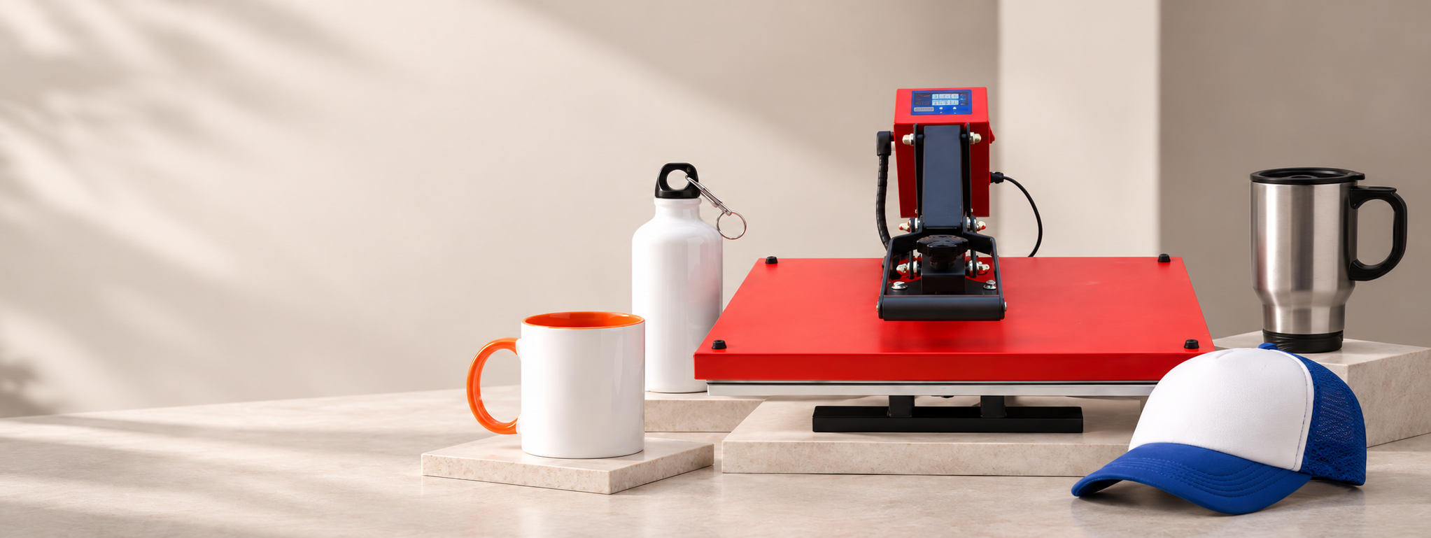 Productos en blanco y equipos para sublimación